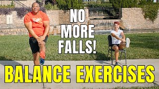 Stop Falls! MUST-DO Dynamic Balance Exercises to Reduce Unsteadiness | For Seniors & Beginners