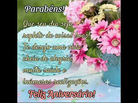 Mensagem Feliz aniversário 🎂 Parabéns 🎈