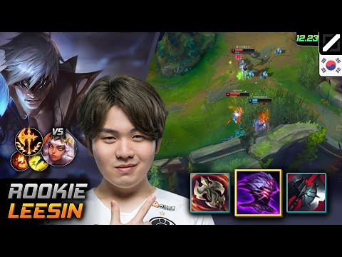 Rookie Mid Lee Sin Build Jak'Sho, The Protean Conqueror - LOL KR 12.23