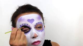 Beginners Sugar Skull Face Painting Tutorial - Snazaroo