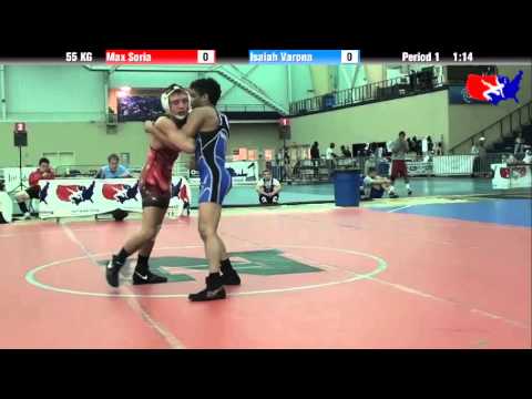 Max Soria vs. Isaiah Varona at 2013 ASICS University Nationals - GR