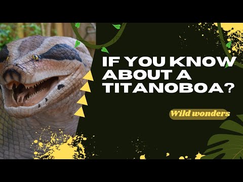 Titanoboa Unleashed: Unveiling the Colossal Serpent of Prehistory!An ancient creature Titanoboa 😱😱😱