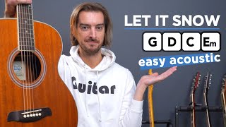Play &quot;Let It Snow&quot; - Christmas songs for EASY guitar