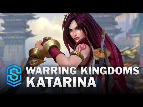 Warring Kingdoms Katarina Wild Rift Skin Spotlight