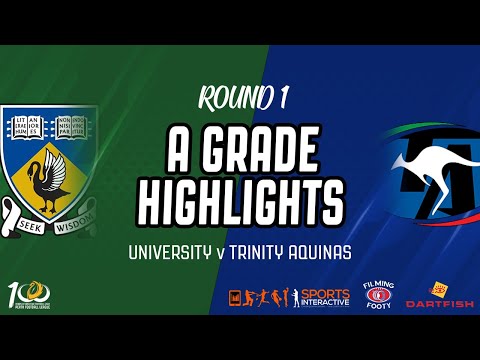 University v Trinity Aquinas | Round 1, 2021 | A Grade PFL