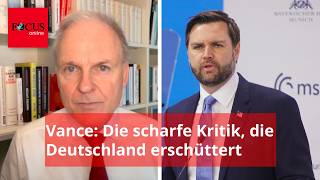 Vance-Rede ist Kampfansage an alles, was den Linken in Deutschland lieb und teuer ist