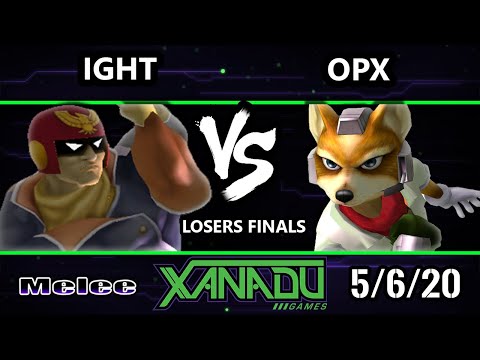 S@X 352 Onine Losers Finals - OPX (Fox) Vs. ight (Captain Falcon) Smash Melee - SSBM