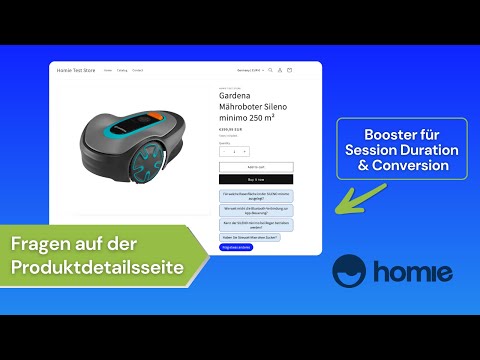 Fragen auf Produktdetailseiten – jetzt neu bei homie!