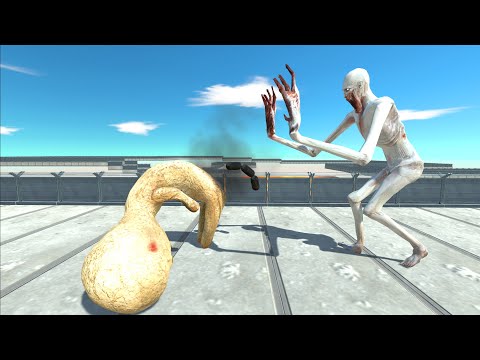 Scp 173 Vs Scp 096 Lava Death Run - Animal Revolt Battle Simulator