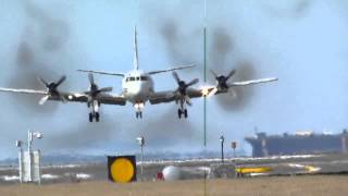 preview picture of video 'Lockheed P-3C Orion Performs A Touch-And-Go At KNUW'