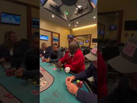 Hilarious poker crashout! #poker #pokernight