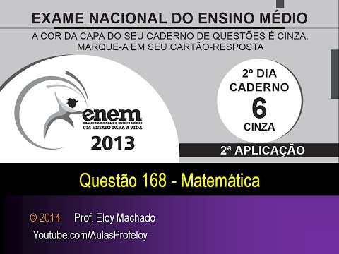 Enem 2013/2 - Questão 168