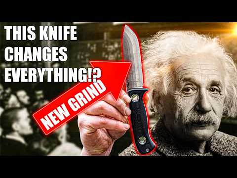 New Knife Grind!!? This Changes Everything! Fibonacci Grind by Olive Knives!