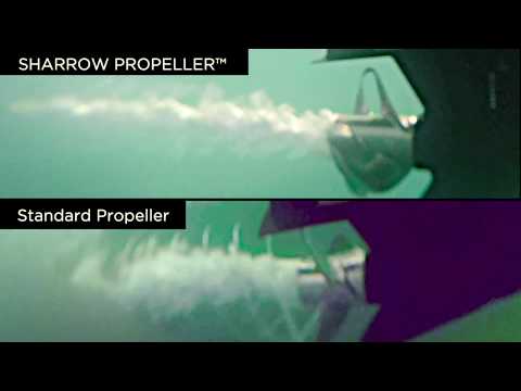 SHARROW PROPELLER™ vs Standard Stainless CAVITATION