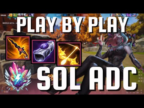 HOW TO SOL PLAY BY PLAY - Adc Smite 2 Gameplay