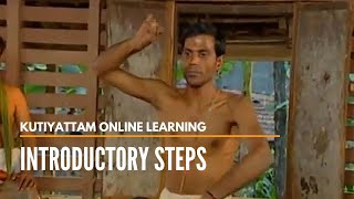 Introductory steps of a monkey character in Kutiyattam