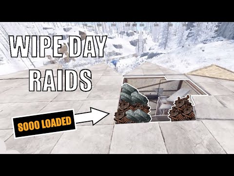 RAIDING MY NEIGHBORS ON WIPE DAY | Solo Rust (Part 1)