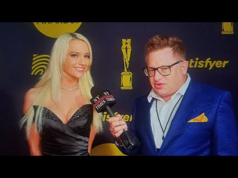 Kenna James on the Xbiz red carpet in Los Angeles, CA