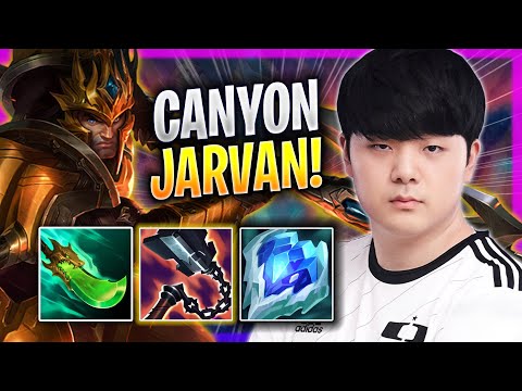 CANYON IS A GOD WITH JARVAN! - DK Canyon Plays Jarvan JUNGLE vs Kindred! | Season 2023