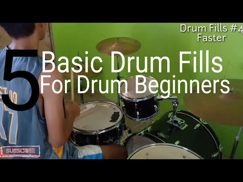 5 Basic Drum Fills | For Drum Beginners that help them a lot
