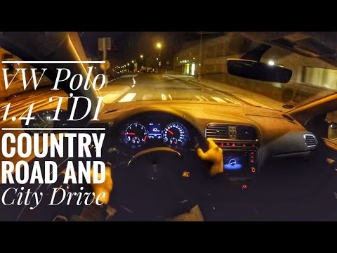 VW Polo V 1.4 TDI (2017) - POV City and Country Road Drive