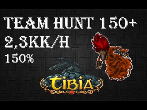 Tibia | Gazer Spectres | Team Hunt x4 150+ | 2,3kk/h (150%) | 50 Charms