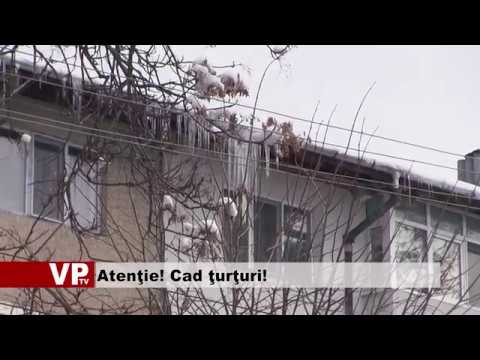 Atenţie! Cad ţurţuri!