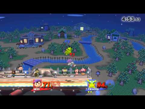 ssb4 myst (ness) vs esam (pikachu)