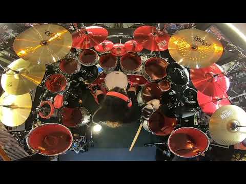 Aquiles Priester Playing W.A.S.P. Opening Medley Drum Cam #wasp #blackielawless