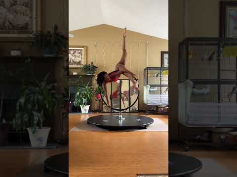 Mini Lollipop Lyra/LyraPole Flow | Pole Dance & Explorative Aerial Movement | IndimoVisuals