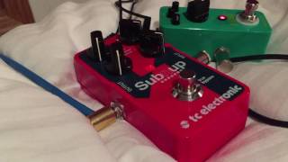 Video thumbnail for Mooer FOG Bass Fuzz & TC Electronic Sub 'n' Up with Jazz Bass by Darren Shroeger