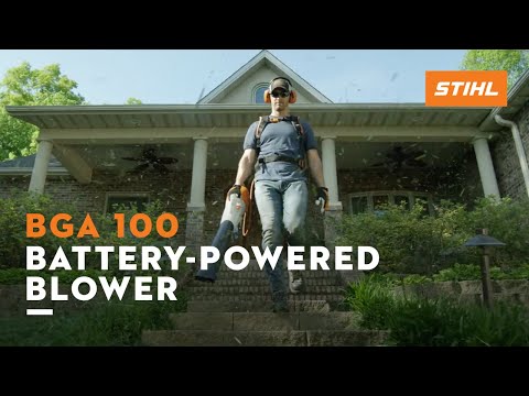 Stihl BGA 100 w/o Battery & Charger in La Grange, Kentucky - Video 1