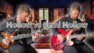 How I chose between Hollow and semi hollow Guitars