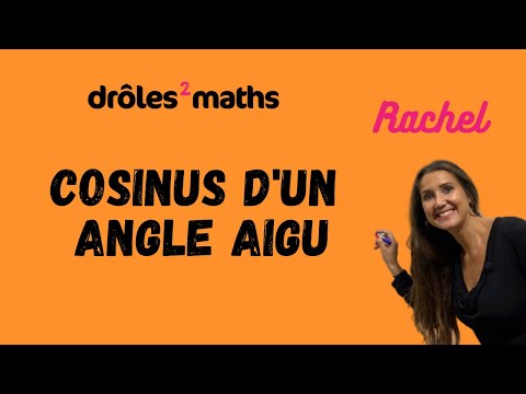 Replay Cours 4ème - Cosinus d'un angle aigu