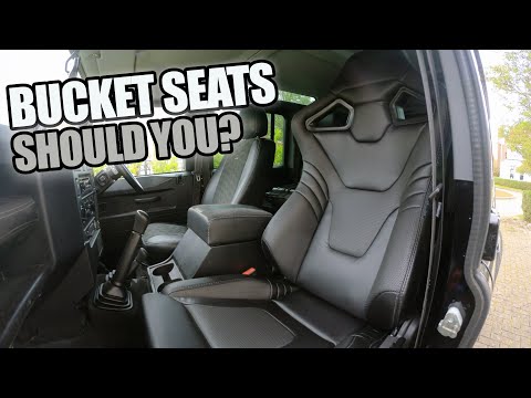 RECARO or CORBEAU – Which is Best? Time for a SEAT UPGRADE in our Land Rover Defender 110 XS Utility