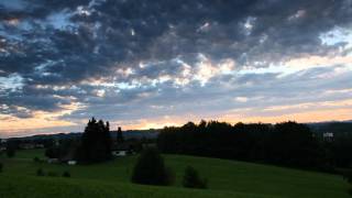 preview picture of video 'Sonnenaufgang Zeitraffer sunrise time lapse Wangen im Allgäu'