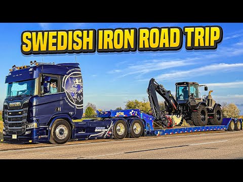 Hauling Swedish Tractor with Our Scania Truck! 