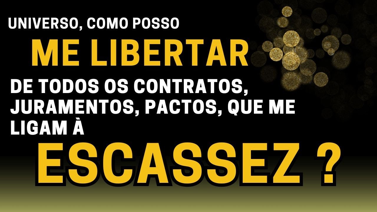 BARRAS DE ACCESS | SE LIBERTAR DA ESCASSEZ FINANCEIRA