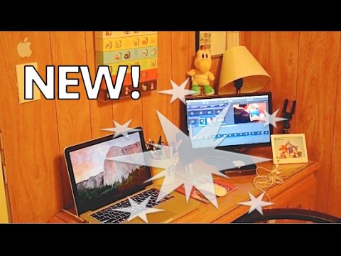 NEW DESK SETUP! VLOG #3 2-14-15