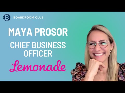 AI Summit: Maya Prosor, Chief Business Officer at Lemonade (NYSE: LMND)