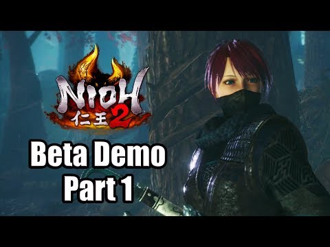 NIOH 2 Gameplay Walkthrough Part 1 Beta Demo PS4 PRO - No Commentary