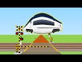 UFOと踏切カンカン スカイライナー Train Cartoon For Kids