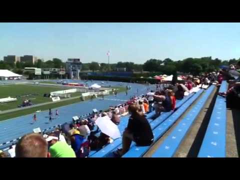 2012 ihsa 3a girls state championships 4x200, 3rd heat