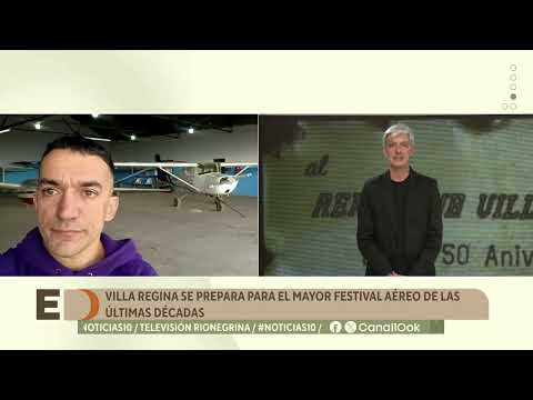 Villa Regina se prepara para el mayor Festival Aéreo de las últimas décadas