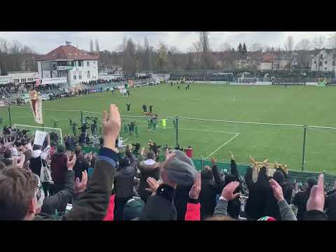BSG Chemie Leipzig - NUR NOCH CHEMIE-Choreo nach Heimspiel gegen Hertha