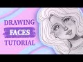 How I Draw Faces TUTORIAL Easy Step By Step
