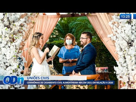 CerimoÌ‚nias de casamento civil aumentaram 48% neste ano 22 10 2021