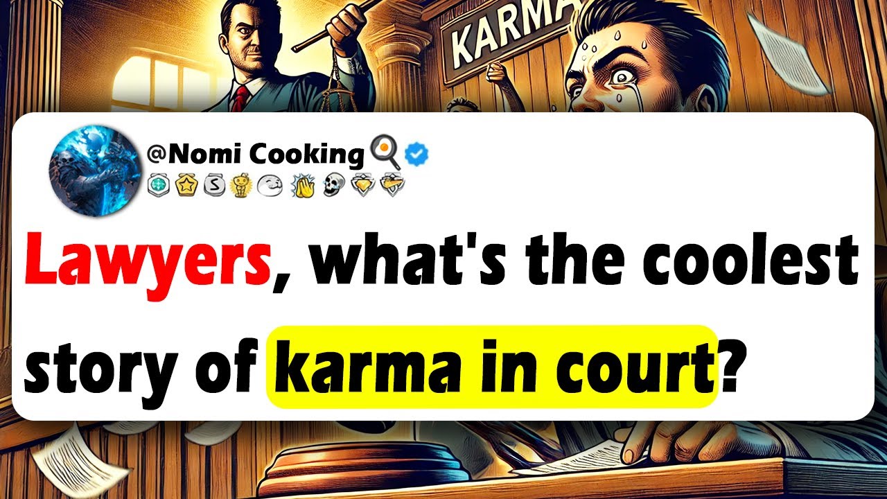 LAWYERS, What's The Coolest Story Of KARMA In Court?
