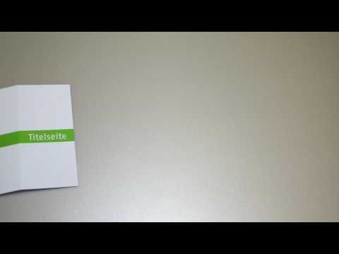 Leporello 6-Seiter Flyer im printooTV