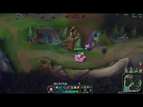 Ahri Jungle Gank example